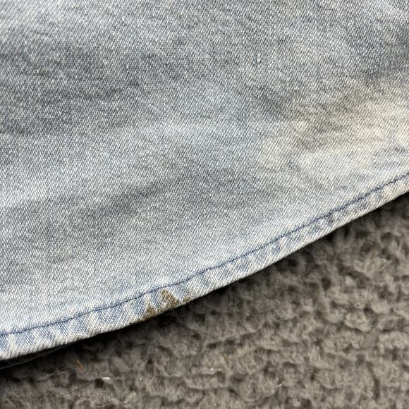 Orange County Choppers Denim Cut Off Vest Mens 2XL Sleeveless Y2K Double Sided - Picture 8 of 12